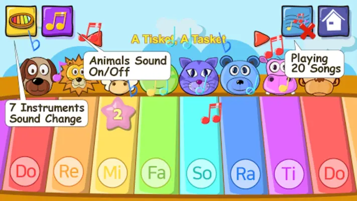 Children Piano - Instruments android App screenshot 8